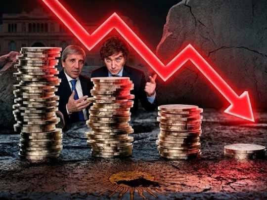 Toda de Milei y Caputo: volvió a caer la actividad económica