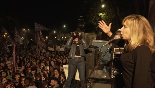 Myriam Bregman en el Ni Una Menos: 