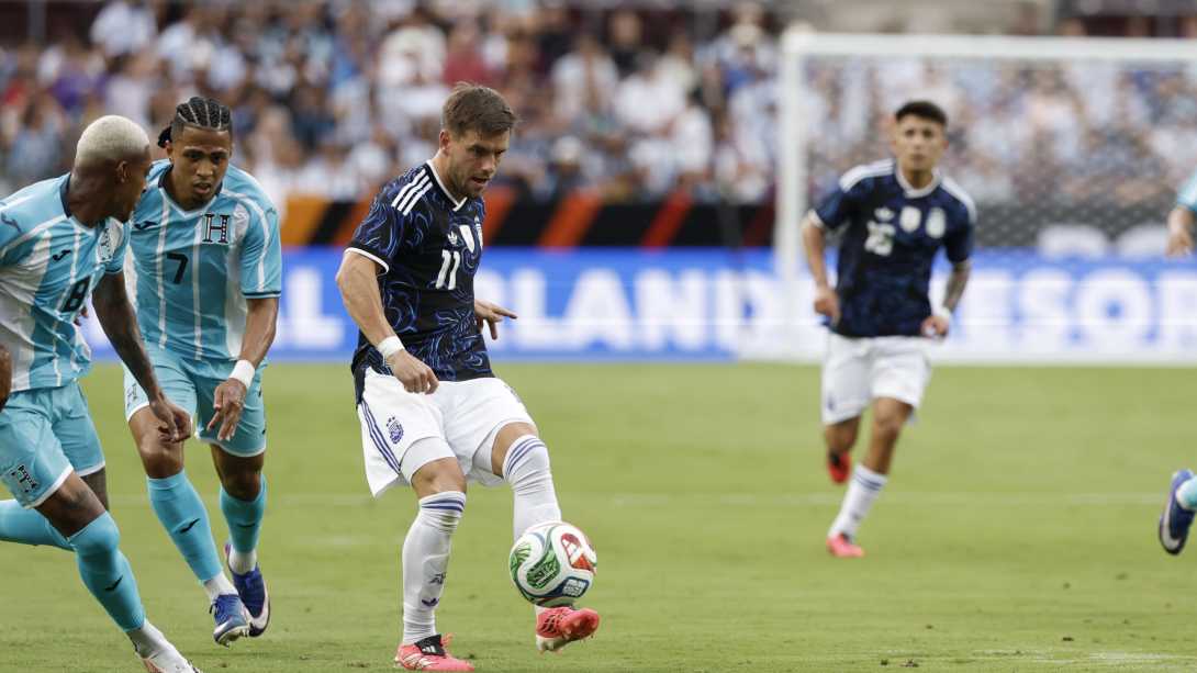 Argentina le ganó 2-0 a Honduras en el penúltimo partido antes del Mundial