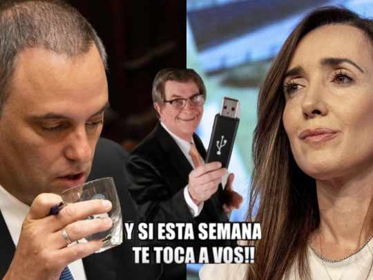 Villarruel chicaneó a Adorni por el escándalo del pendrive: 