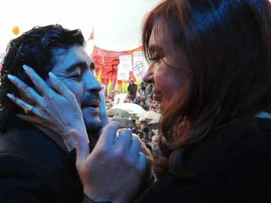 &ldquo;Te quiero mucho, Dieguito&rdquo;: el audio de Cristina a Maradona que se conoció en el juicio