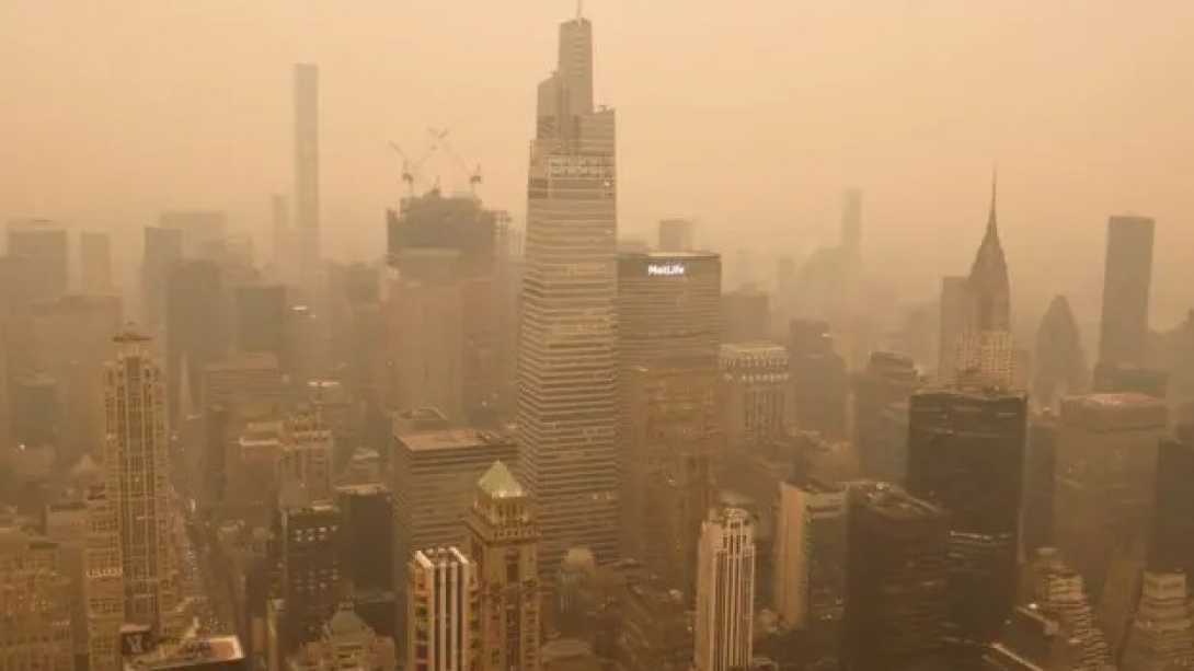 ¿Peligra la final? Incendios en Canadá cubren de humo tóxico Nueva York y Nueva Jersey