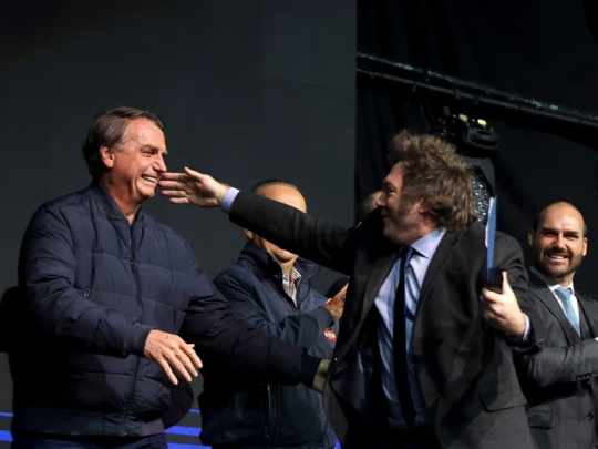 Milei no podrá visitar a Jair Bolsonaro en Brasil