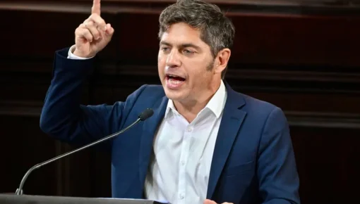 Kicillof acusó a Milei de extorsionar a las provincias