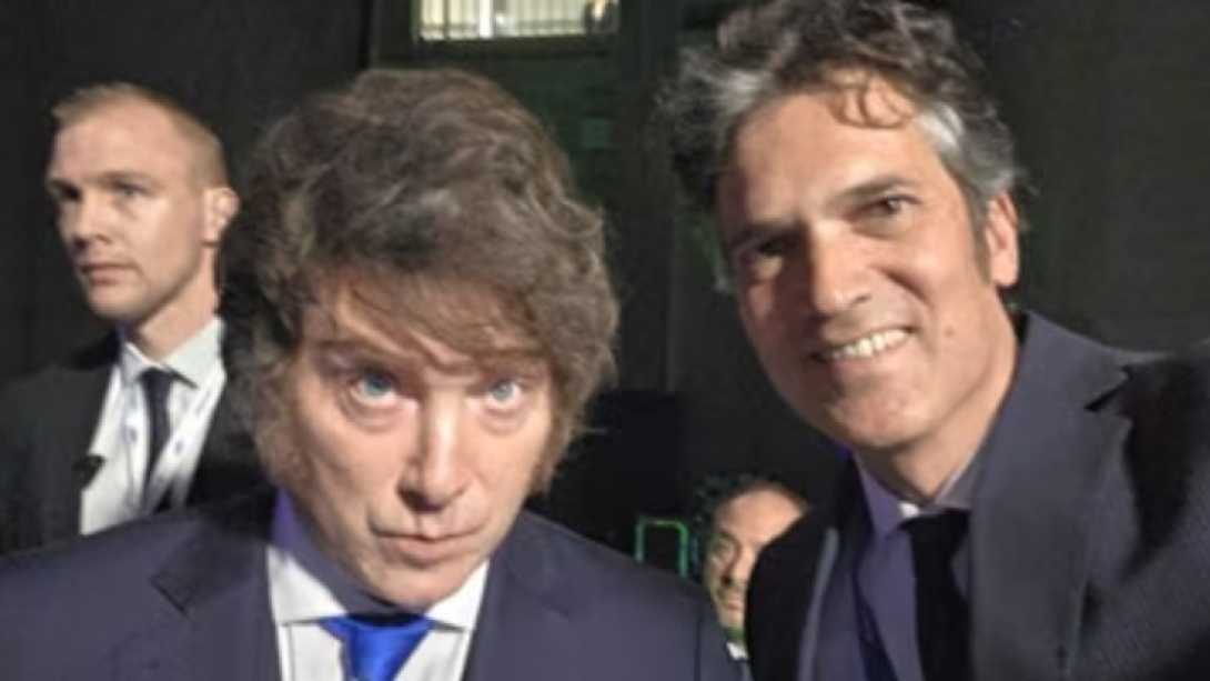 Milei y Muzio (redes sociales)