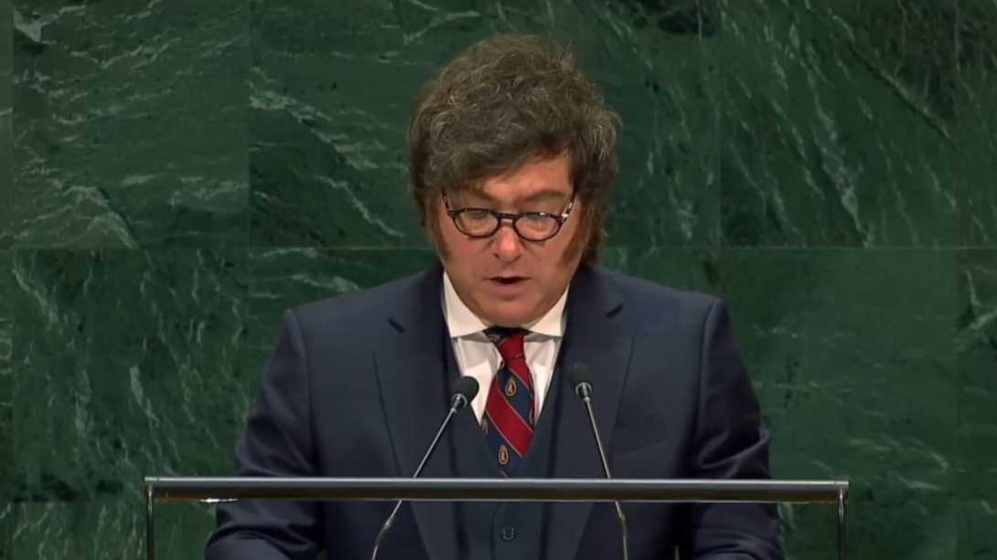 Milei arremetió contra la ONU en Nueva York y los denominó &ldquo;casta de parásitos&rdquo;